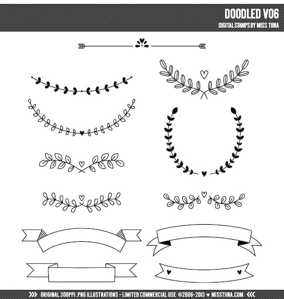 digital stamp c lip art patterns Rustic floral stamps Witch clipart - Digi Stamps