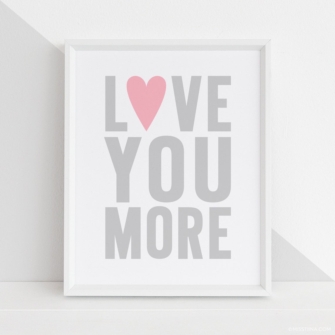 Love You More DIY Printable Digital Wall Art Prints | Etsy