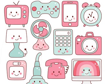 Cheeky Devices Digital Clipart Clip Art Illustrations - instant download - limited commercial use ok