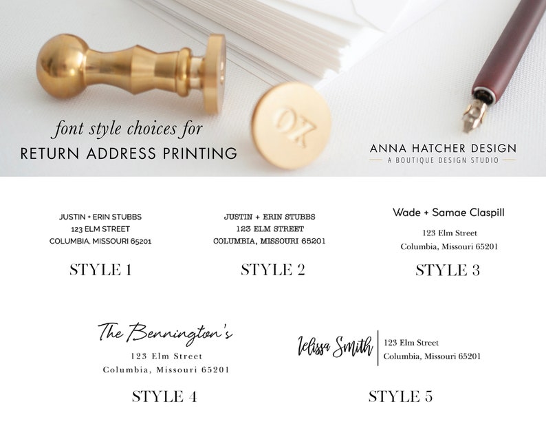 Add on Envelope Printing, A7 and A2 Size, Recipient Addresses And/or ...
