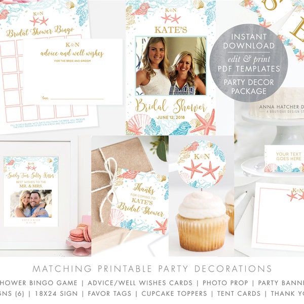 Beach Bridal Shower - Etsy