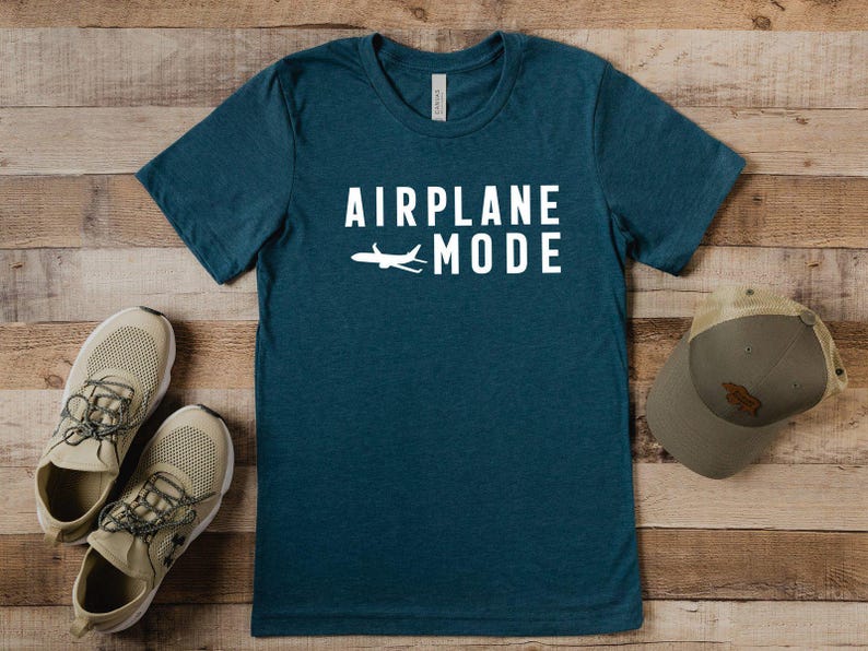 Travel Shirt, Airplane Mode Shirt, Aviation Shirt, Pilot Shirt, Vacation Shirt, Easily Distracted by Airplanes Shirt, Airplane Lover Shirt zdjęcie 2