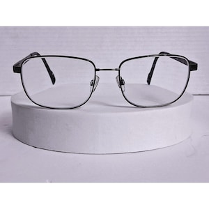 Clearvision m 3026 Gunmetal 57-18-135 Full Rim Square Eyeglasses Frames