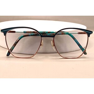 Etnia Barcelona Emerald Blue Turquoise 52-18-142 Spain Eyeglasses Frames Etnia Barcelona Emerald Blue Turquoise 52-18-142 Spain  main image 3