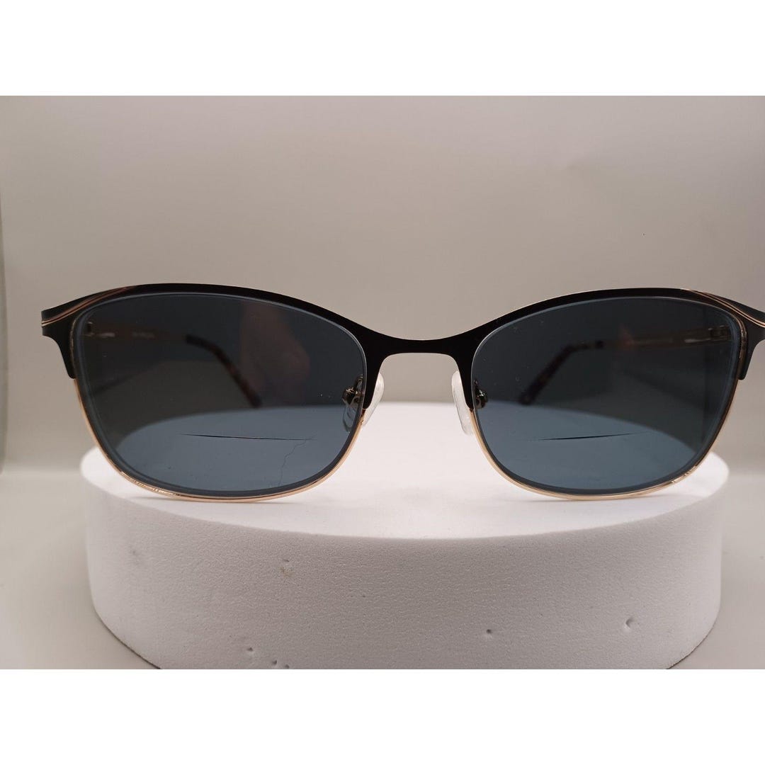 GB+ Eyewear Compelling Black Gold Full Rim Mod Oval 57-17-145 ...