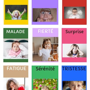 Cartes des émotions