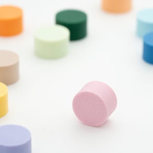 Magnete Set mini / Wahl aus verschiedenen Farben / minimalistisch / starker Neodym / für Pinnwand Büro Tafel Kühlschrank Fotowand Dekoration