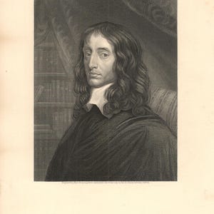 Selden Copper Engraving by British Engraver Hart - Unique Antique Vintage Print