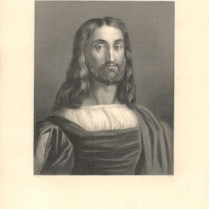 Raimond Copper Engraving - Rare C. Cook Antique Vintage Reprint, Collectible Art