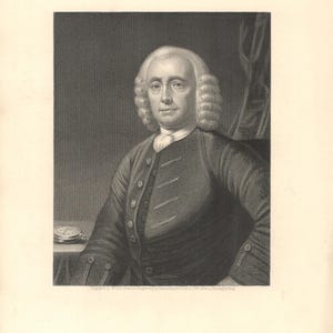 Unique Copper Engraving of John Harrison by W. Holl - Antique Vintage Print