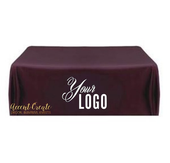 6ft Custom Tablecloth Personalized Table Cloth Logo Etsy