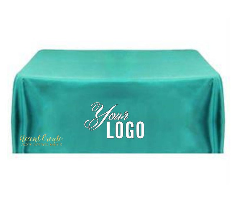 6ft Tablecloth Logo Personalized Table cloth Vendor Events Etsy