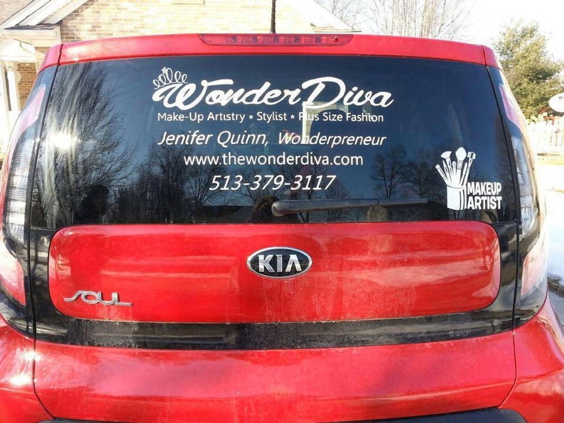 12x24 Custom Car Decal Vinyl Decal Business Decals Etsy