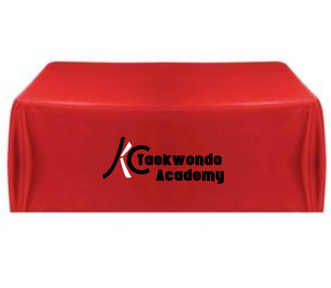 6ft Custom Logo Tablecloth Direct Sales Personalized Etsy