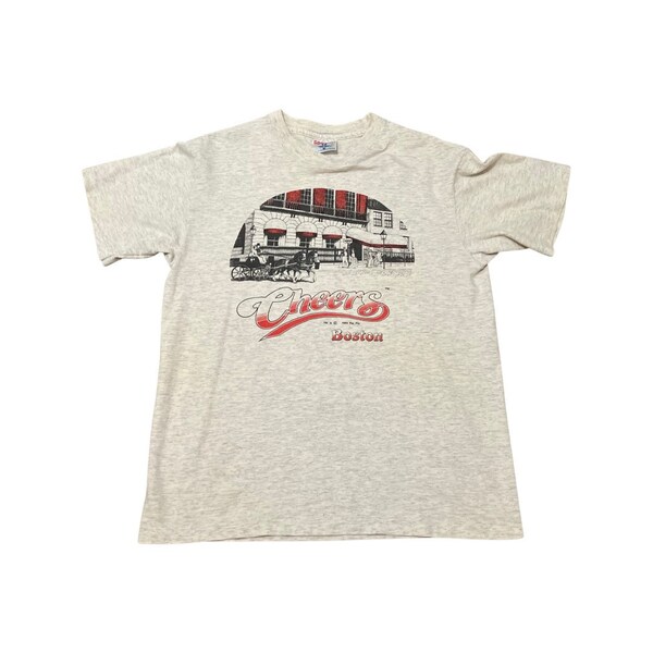 T-shirt Cheers Boston TV Show - Taille L - Rare - Occasion Très Bon état