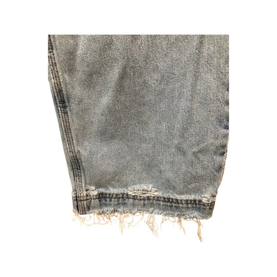 Vintage 90s Y2K Patchwork Baggy Carpenter Jeans 31 - image 3