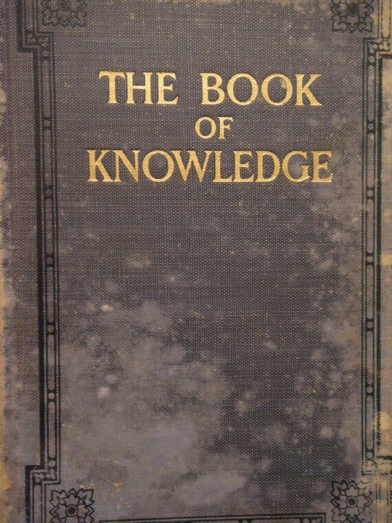 1912 The Book of Knowledge Children's Encyclopedia Vol IV Etsy