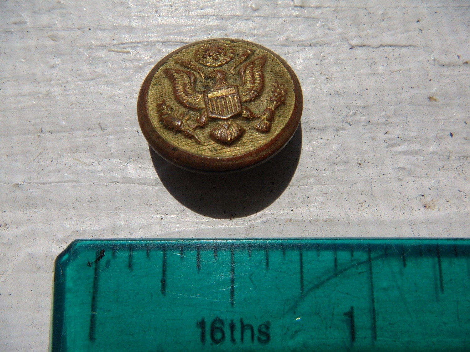 Antique American Eagle Metal Button with Backmarks Civil War Etsy
