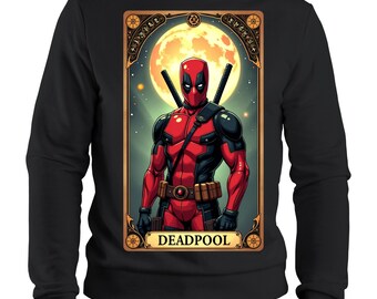 Deadpool Tarot Card PNG,Sublimation Design,Marvel,