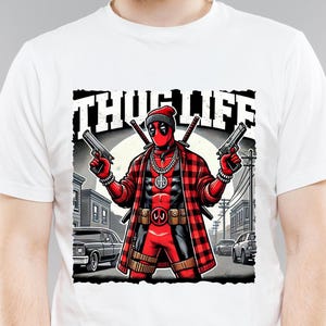 Deadpool Thug life,PNG, Gangsta style, Street style,Guns,Cartoons,Marvel