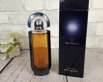 La Nuit Paco Rabanne Eau De Parfum 50ml / 1.7 Fl. Oz. Vintage