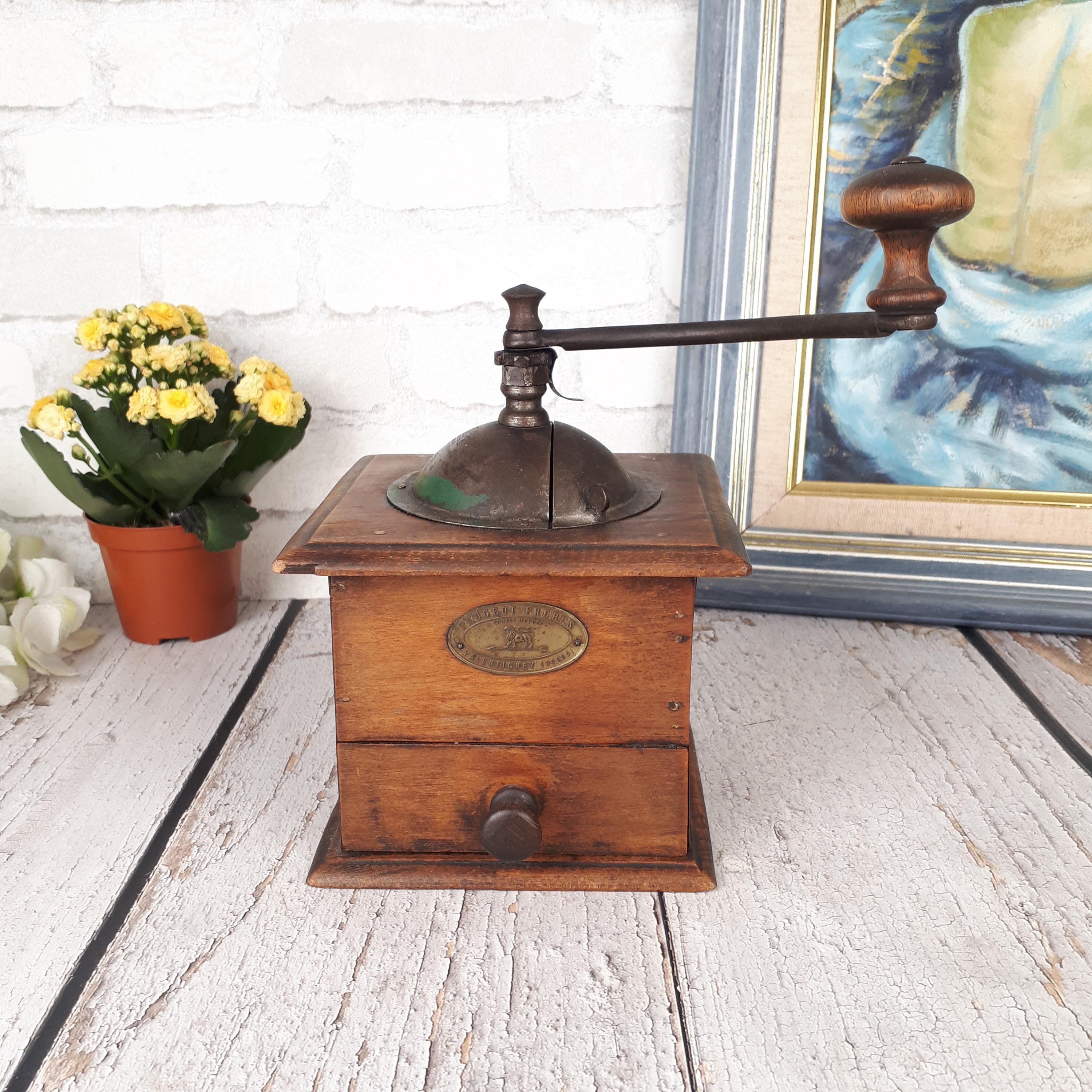 French Antique Coffee Grinder - Etsy