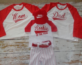 Baseball Cake smash outfit boy, Baseball birthday shirts, Baseball family shirts, baseball birthday party, Family Baseball