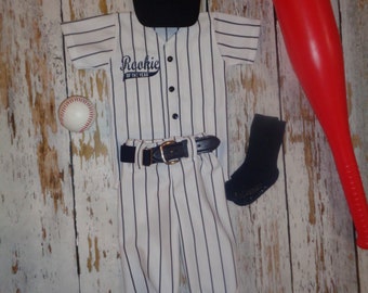 Baseball Cake smash outfit-SPECIFIC DATE MESSAGE 1st! Rookie of the Year Birthday outfit, Navy Pinstripes, Baseball uniform, Baseball Pants,