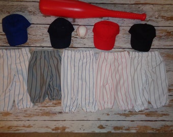 Baseball Pants, Baseball Cake Smash, Birthday outfit,  Pinstripe Pants, Baseball uniform, Baseball Pants , Cap