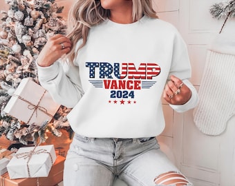 Comfort Colors Trump 2024 Sweatshirt: Unisex Republican Shirt