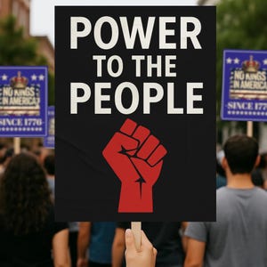 Power To The People Sign,Protest Poster,Human Rights Poster,Social Justice Art,Equality Protest Sign,Resistance Poster,Feminist Wall Art