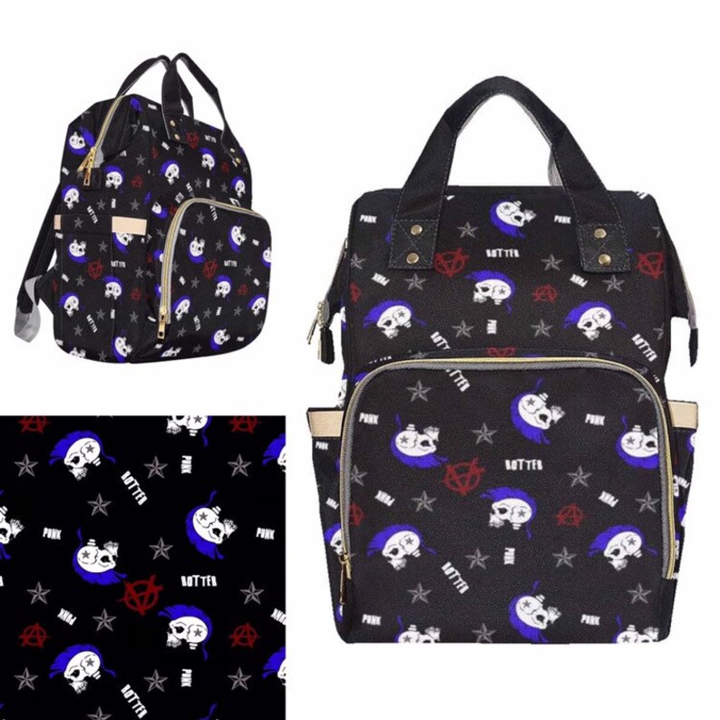 punk diaper bag