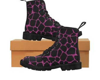 giraffe print boots