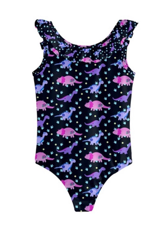 dinosaur girls swimsuit