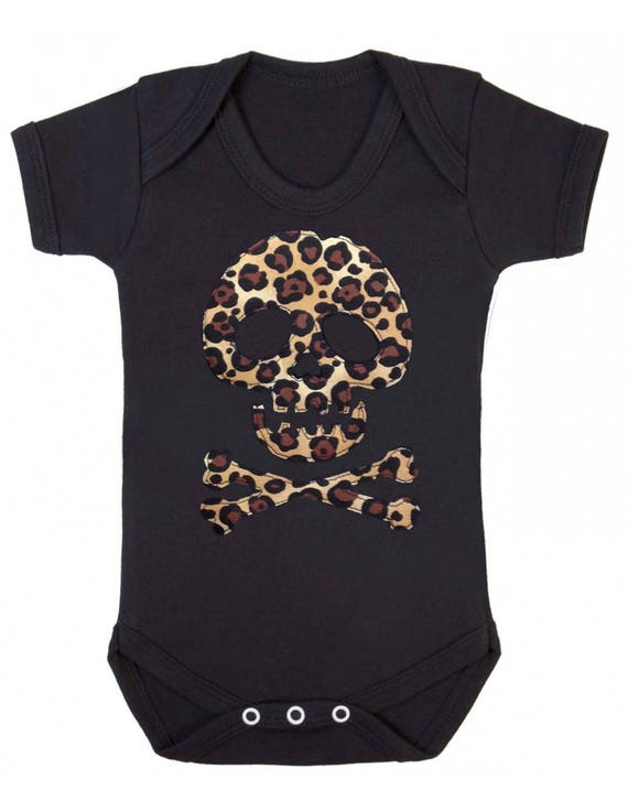 leopard print baby vest