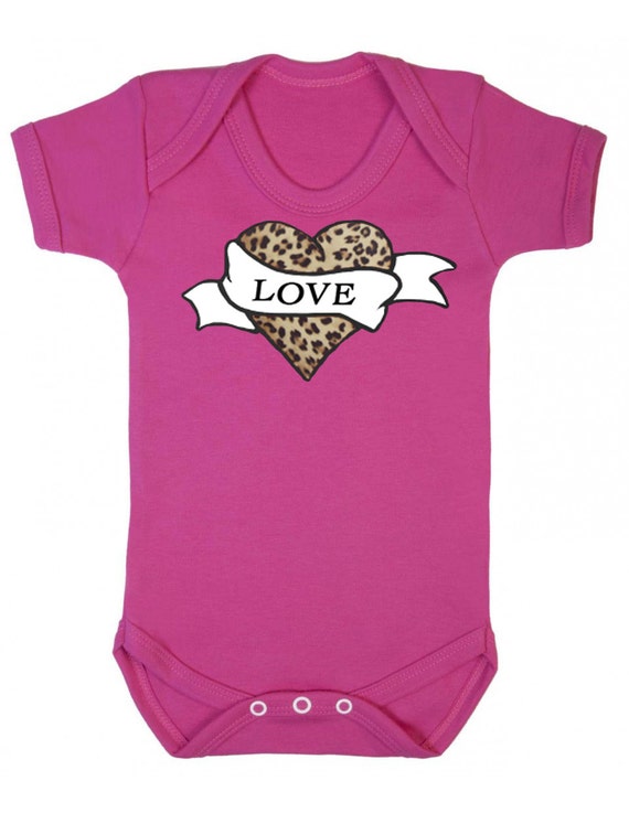 leopard print baby vest