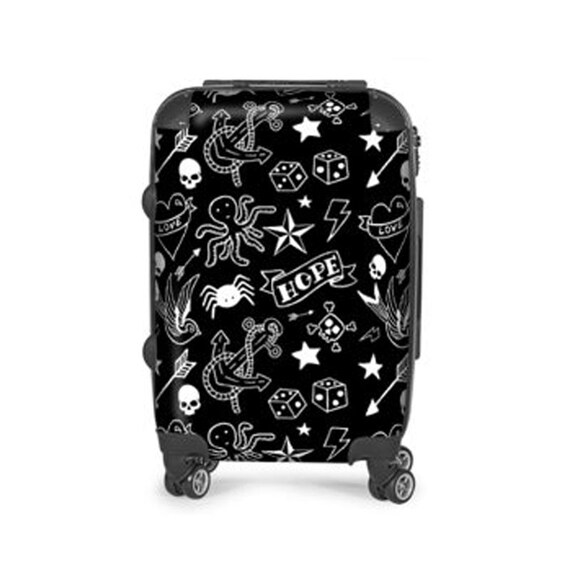 leopard print cabin luggage
