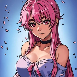 Estampa Yuno Gasai