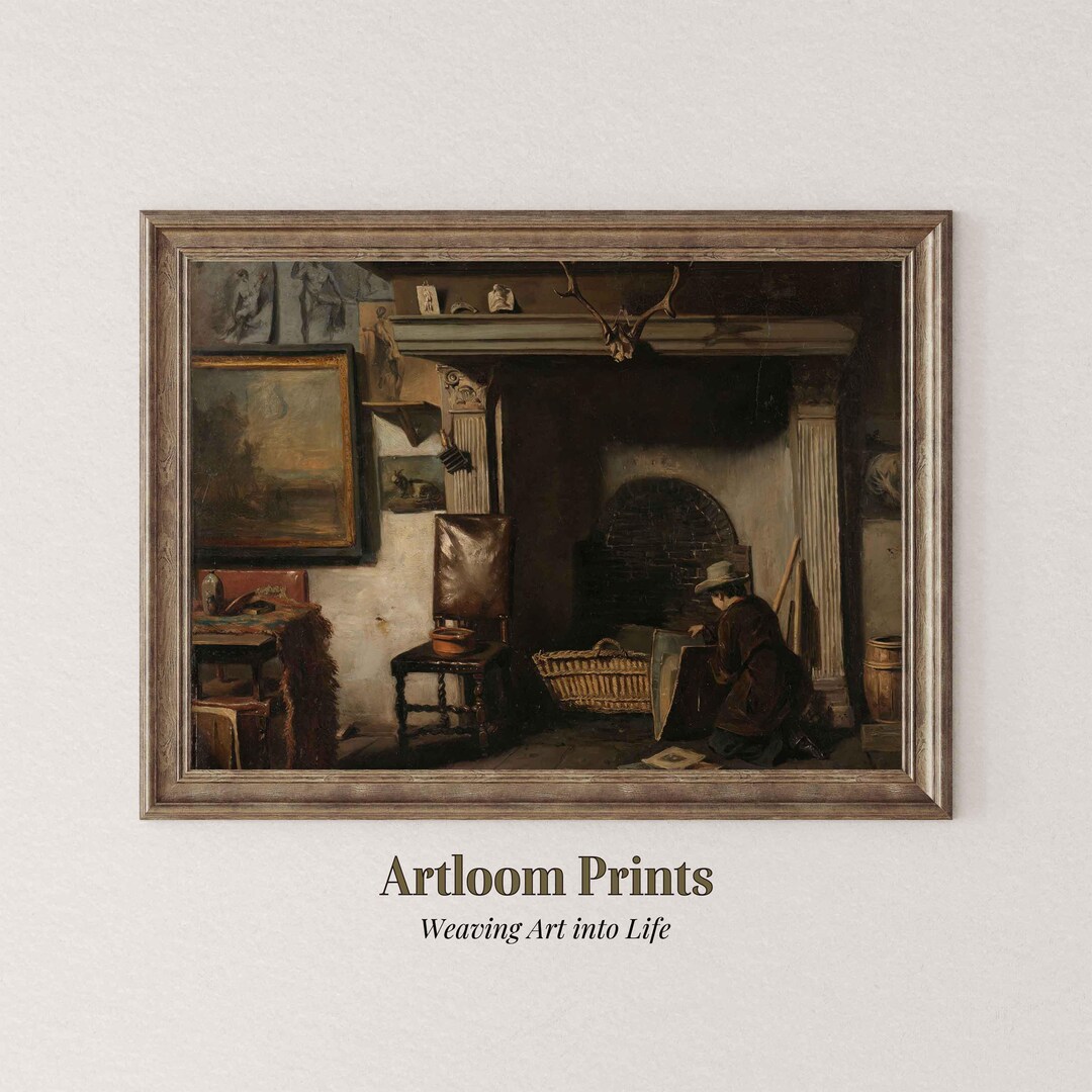 Painting Room Still Life, Printable Wall Art, Digital Prints - Etsy