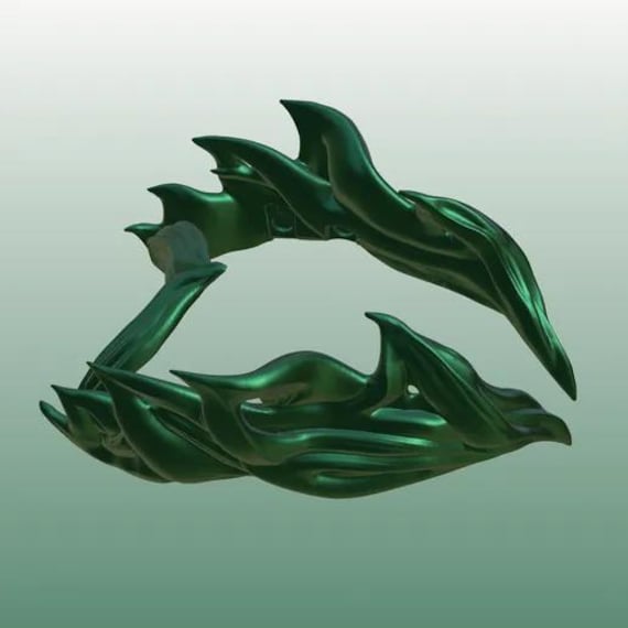 Death MCU Crown 3D Model STL | Accurate Replica | Agatha All  display picture 2