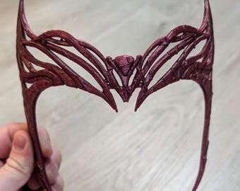 Wanda Maximoff Scarlet Witch Crown Tiara Replica | Multiverse of Madness Cosplay | Wandavision Costume