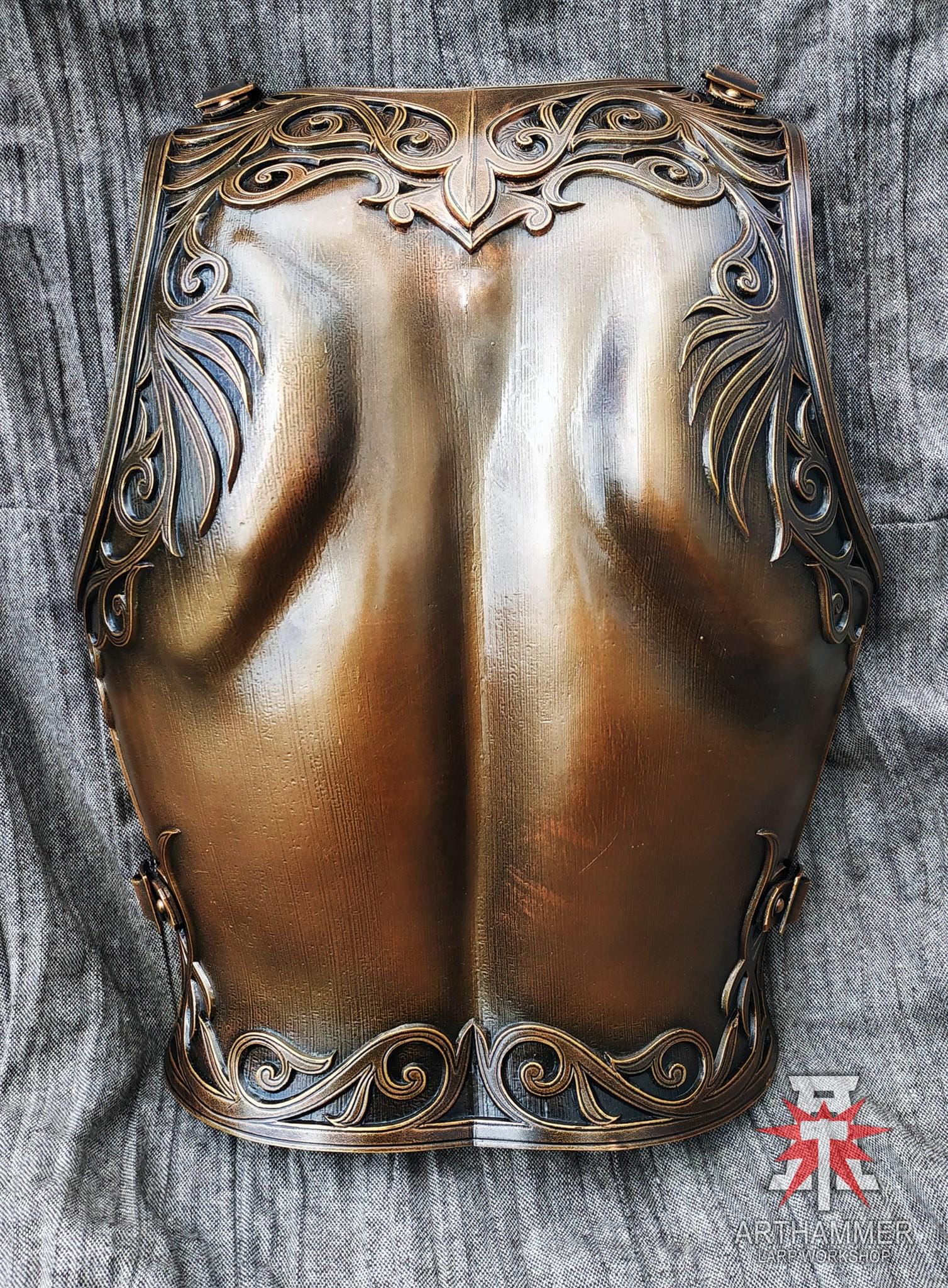 Antique Armor Backplate: LARP Costume - Etsy