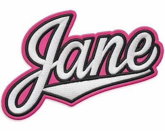 Parche de nombre personalizado bordado: para planchar o coser