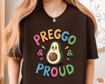 Avocado Baby Bump Maternity Shirt: Funny Pregnancy Announcement Tee