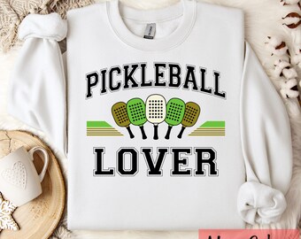 Pickleball Lover Sweatshirt, Unisex Cotton-Poly Blend