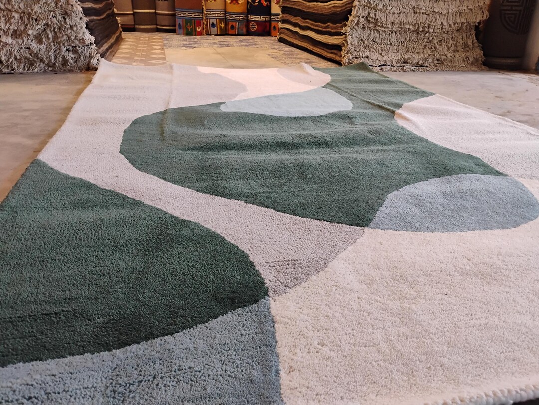 Cut Rug Hand Tufted Rug, Woolen Cut Rug – Custom Size Available – Modern Wool ...