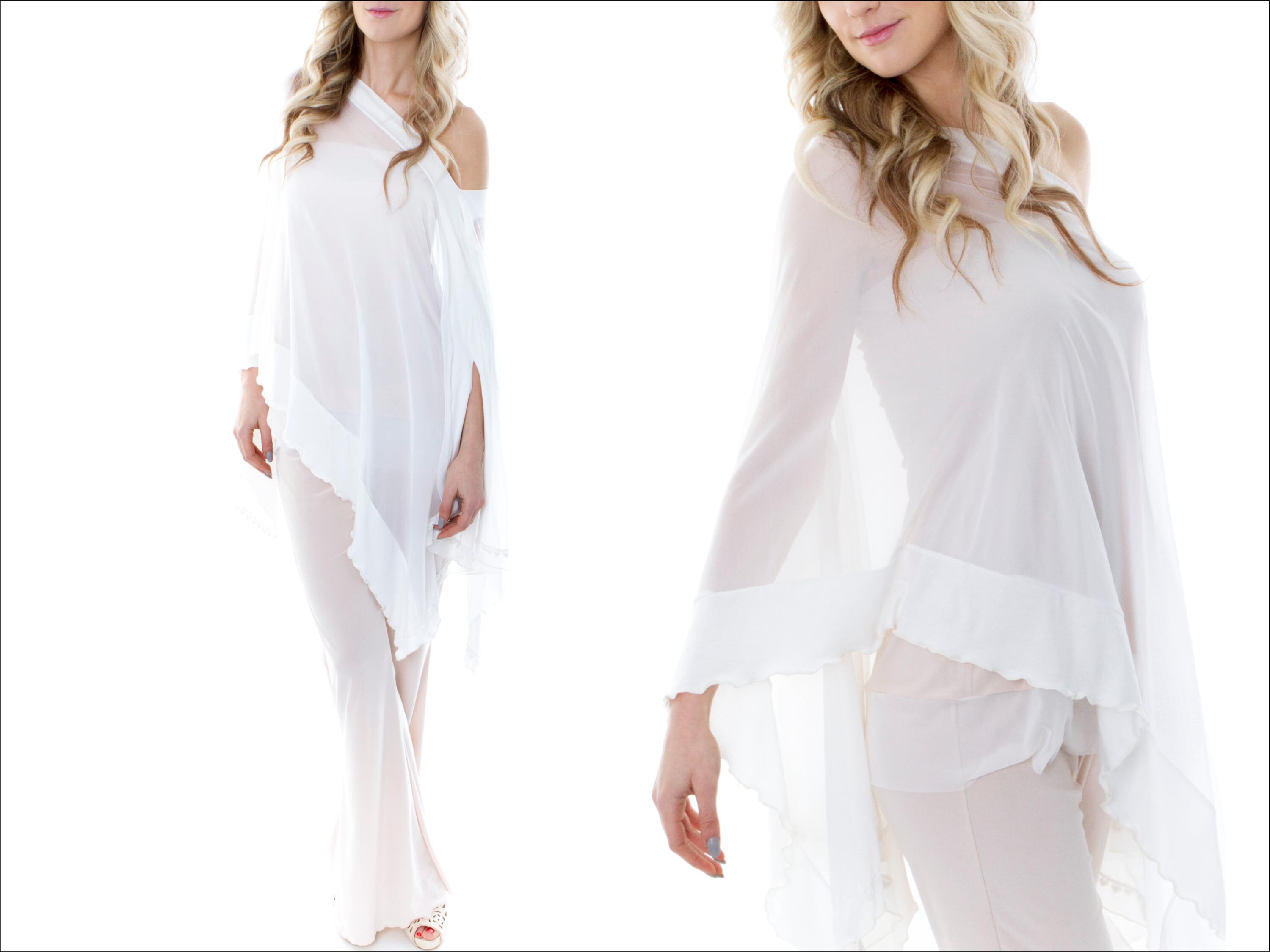 Poncho Sewing Pattern FREE SIZE Easy Beginner friendly Sewing Pattern