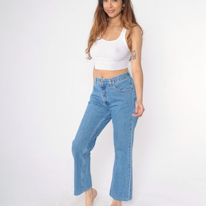Vintage Brittania Flare Jeans 90s High Waisted Flared Denim Pants Hippie Boho Hipster Bootcut 1990s Women&#39;s Size Medium 31