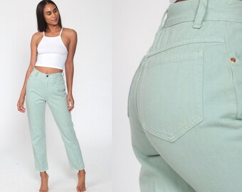 pastel mom jeans