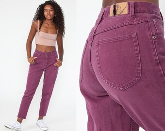 plum colored jeans